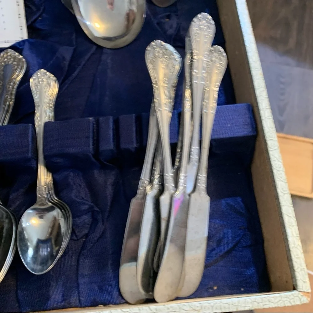 Vintage Stainless Steel Flatware Set